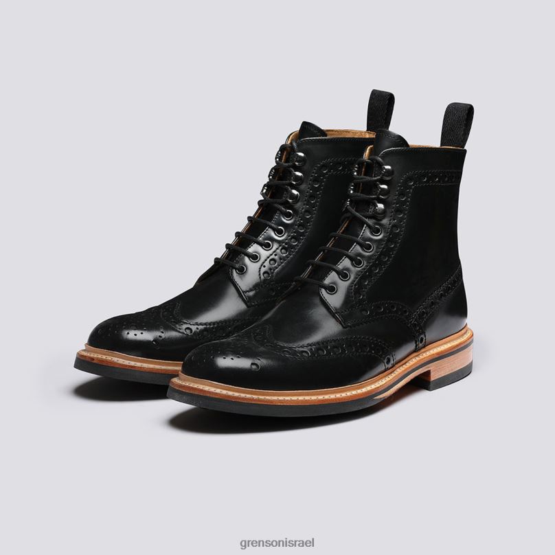 גברים שָׁחוֹר פרד Grenson J4F4Z16 מגפיים
