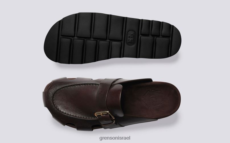גברים חום כהה דייל Grenson J4F4Z213 סנדלים
