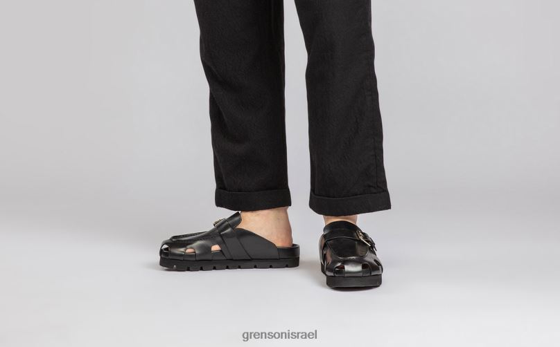 גברים שָׁחוֹר דייל Grenson J4F4Z214 סנדלים