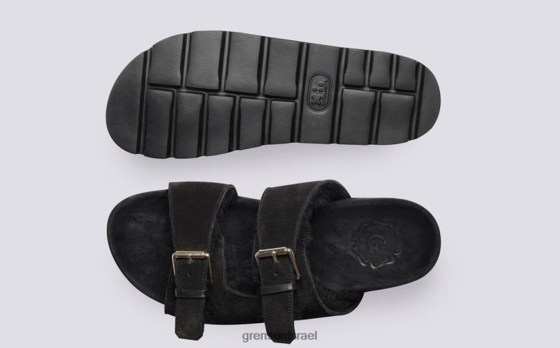 גברים שָׁחוֹר פלורין Grenson J4F4Z217 סנדלים