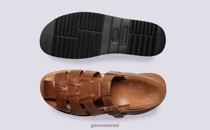 גברים ג'ינג'ר מבריק קווינסי Grenson J4F4Z218 סנדלים