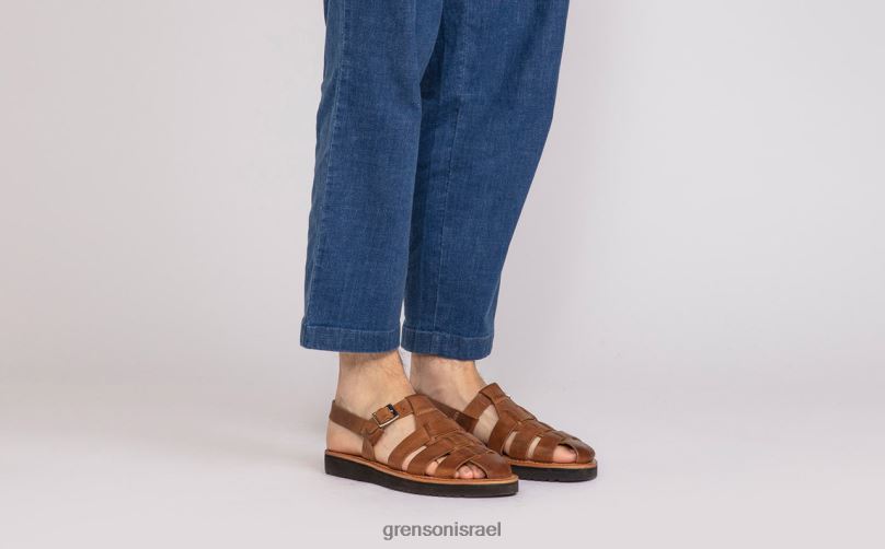 גברים ג'ינג'ר מבריק קווינסי Grenson J4F4Z218 סנדלים