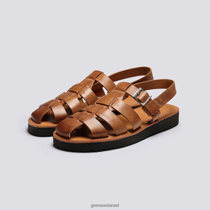 גברים ג'ינג'ר מבריק קווינסי Grenson J4F4Z218 סנדלים