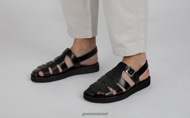 גברים שָׁחוֹר קווינסי Grenson J4F4Z225 סנדלים