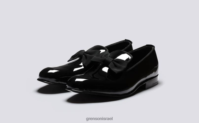 נשים שָׁחוֹר נעלי בית שמלה Grenson J4F4Z240 מוֹקָסִינִים