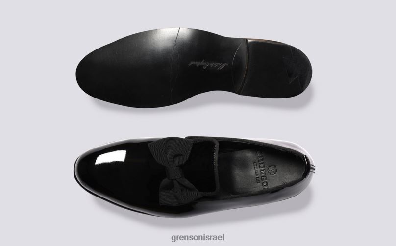 נשים שָׁחוֹר נעלי בית שמלה Grenson J4F4Z240 מוֹקָסִינִים
