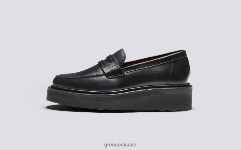 נשים שָׁחוֹר סלסטה Grenson J4F4Z241 מוֹקָסִינִים