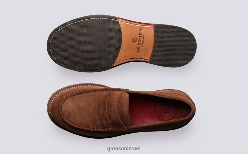 נשים ורד ישן ג'ולי Grenson J4F4Z245 מוֹקָסִינִים