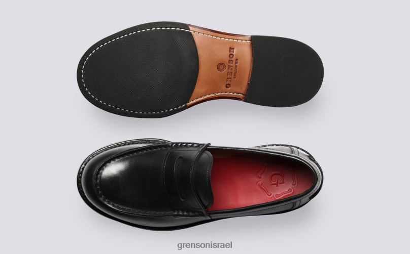 נשים שָׁחוֹר ג'ולי Grenson J4F4Z246 מוֹקָסִינִים