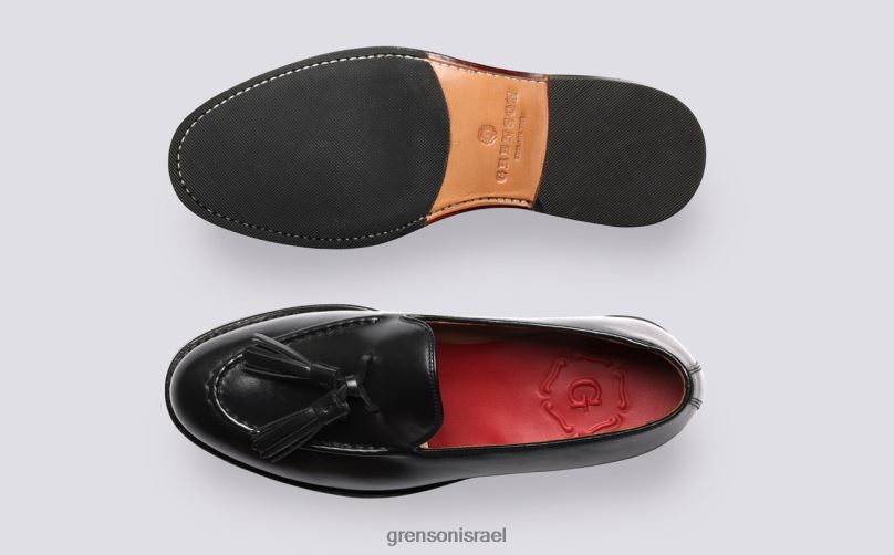 נשים שָׁחוֹר מירנדה Grenson J4F4Z248 מוֹקָסִינִים