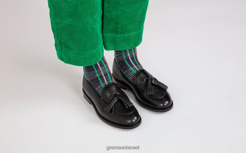 נשים שָׁחוֹר מירנדה Grenson J4F4Z249 מוֹקָסִינִים