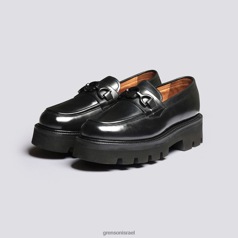 נשים שָׁחוֹר נינה Grenson J4F4Z251 מוֹקָסִינִים