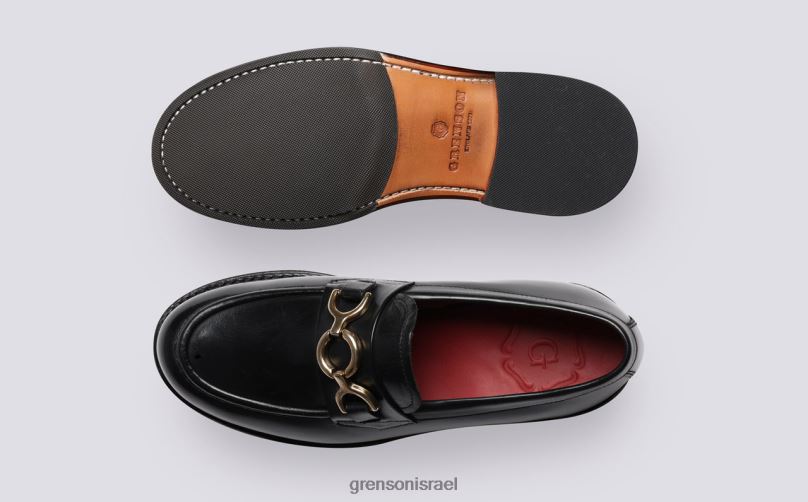 נשים שָׁחוֹר נינה Grenson J4F4Z252 מוֹקָסִינִים