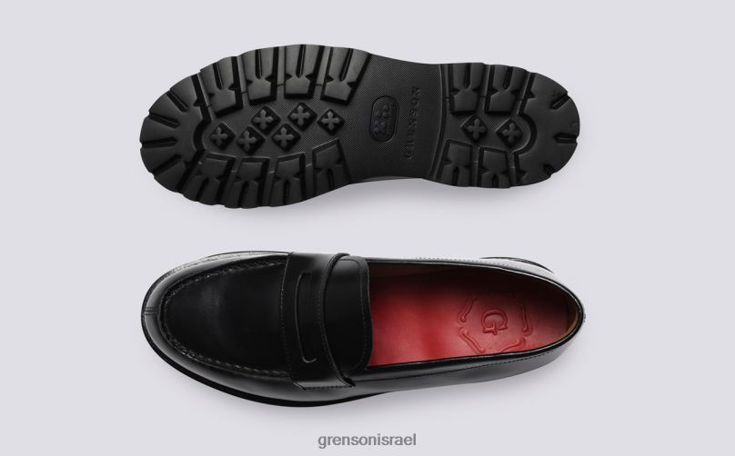 נשים שָׁחוֹר פיליפה Grenson J4F4Z253 מוֹקָסִינִים