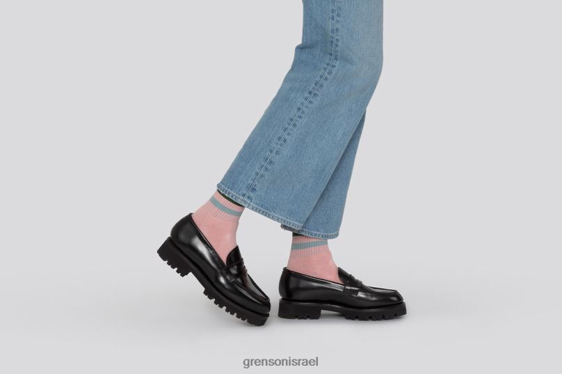 נשים שָׁחוֹר פיליפה Grenson J4F4Z253 מוֹקָסִינִים