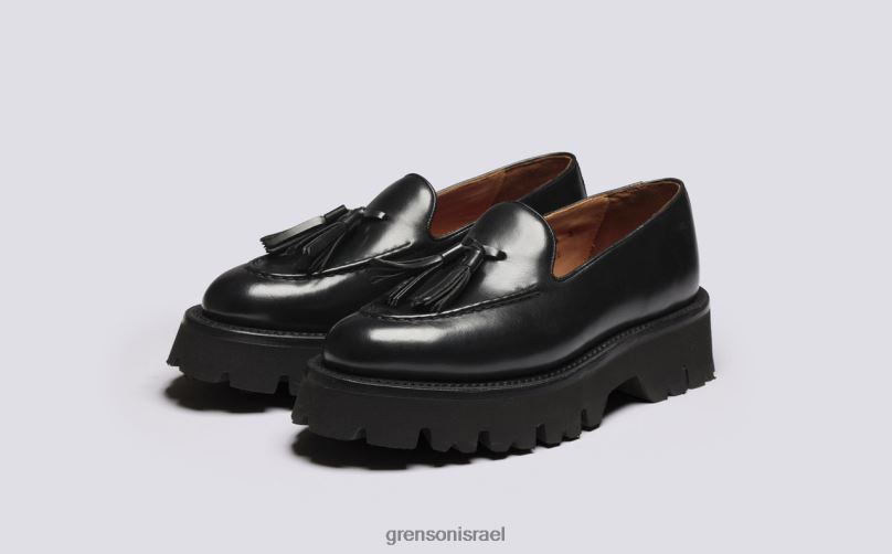 נשים שָׁחוֹר מירנדה Grenson J4F4Z254 מוֹקָסִינִים