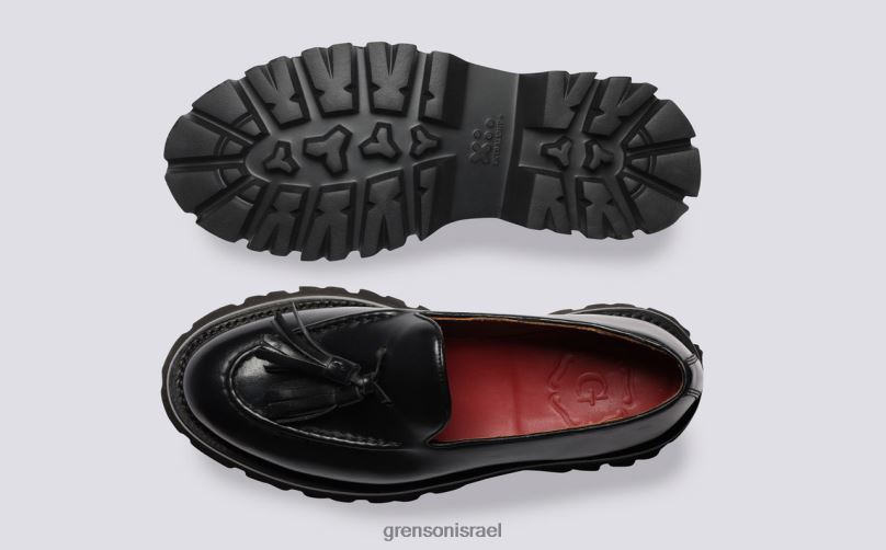 נשים שָׁחוֹר מירנדה Grenson J4F4Z254 מוֹקָסִינִים
