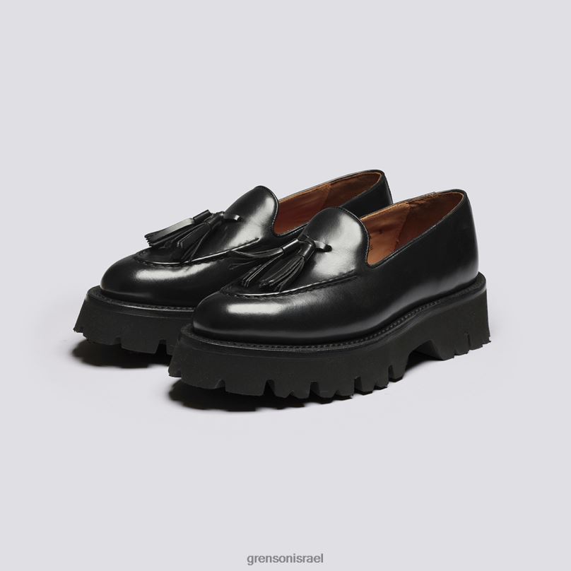 נשים שָׁחוֹר מירנדה Grenson J4F4Z254 מוֹקָסִינִים