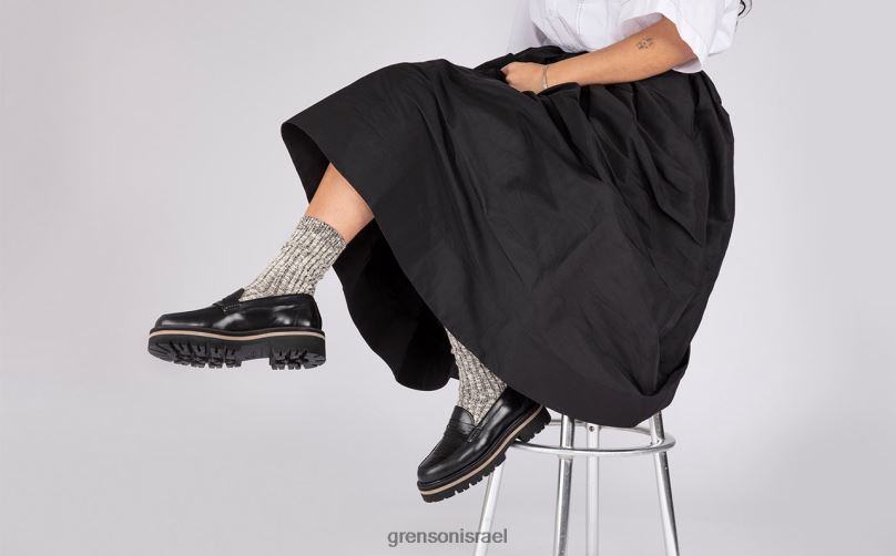 נשים שָׁחוֹר לינדזי Grenson J4F4Z255 מוֹקָסִינִים