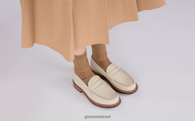 נשים קרם לין Grenson J4F4Z256 מוֹקָסִינִים