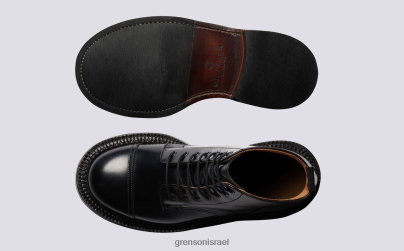 נשים שָׁחוֹר דמי Grenson J4F4Z260 מגפיים