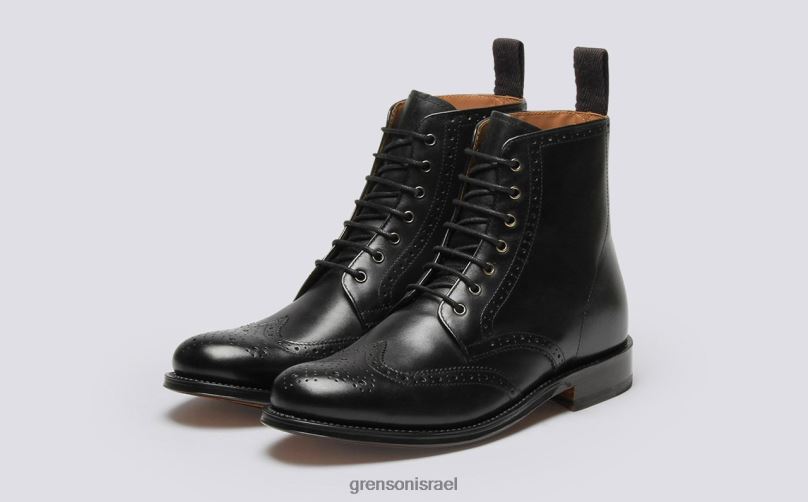 נשים שָׁחוֹר אלה Grenson J4F4Z262 מגפיים