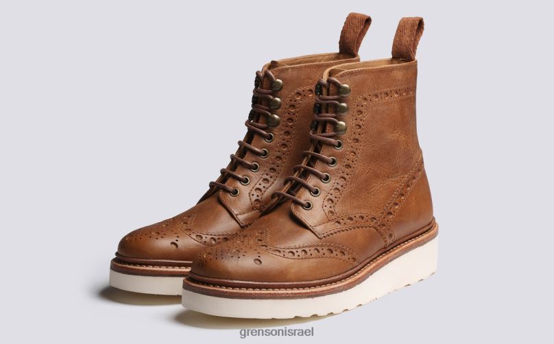 נשים טִבעִי פראן Grenson J4F4Z265 מגפיים