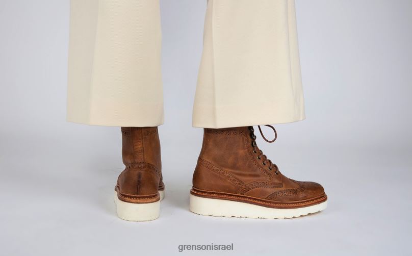 נשים טִבעִי פראן Grenson J4F4Z265 מגפיים