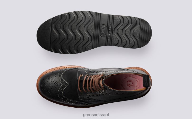 נשים שָׁחוֹר פראן Grenson J4F4Z266 מגפיים