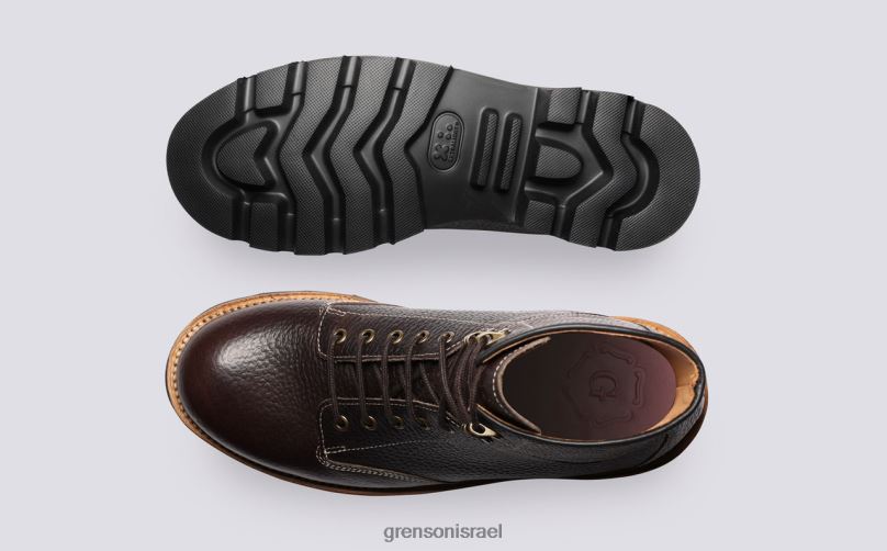 גברים חום אמט Grenson J4F4Z26 מגפיים