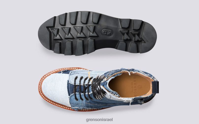 נשים כְּחוֹל המגף של קלי Grenson J4F4Z270 מגפיים