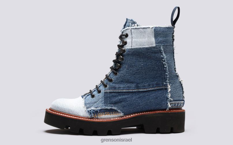 נשים כְּחוֹל המגף של קלי Grenson J4F4Z270 מגפיים