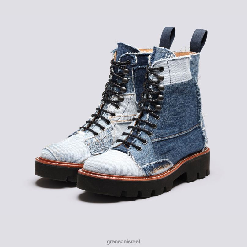 נשים כְּחוֹל המגף של קלי Grenson J4F4Z270 מגפיים