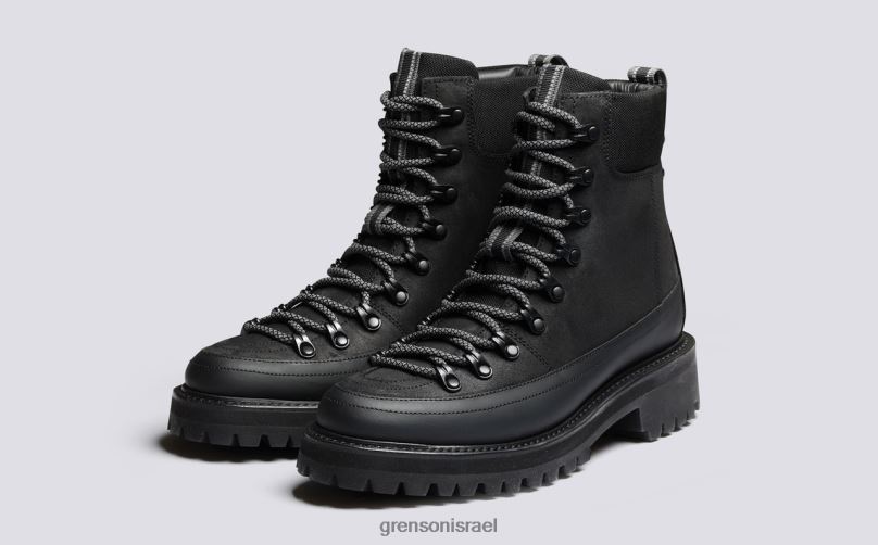 נשים שָׁחוֹר נאנט טק Grenson J4F4Z274 מגפיים