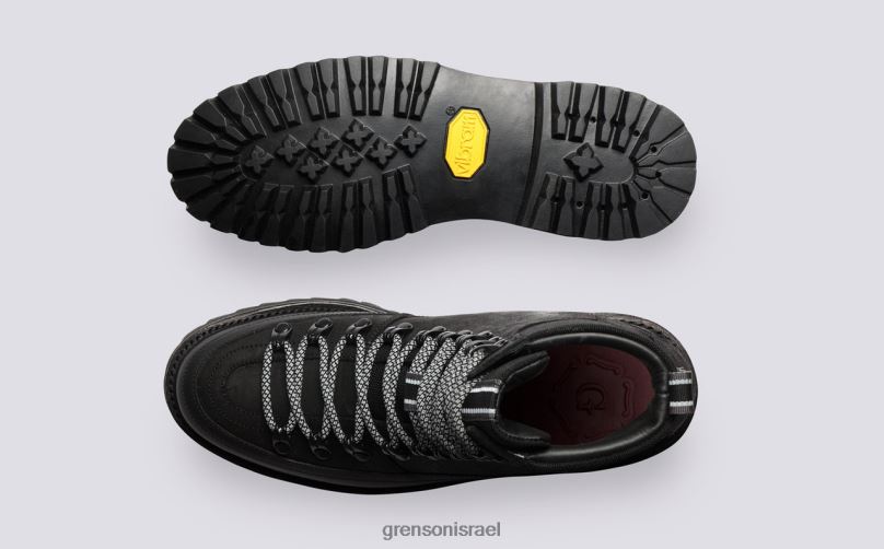 נשים שָׁחוֹר נאנט טק Grenson J4F4Z274 מגפיים