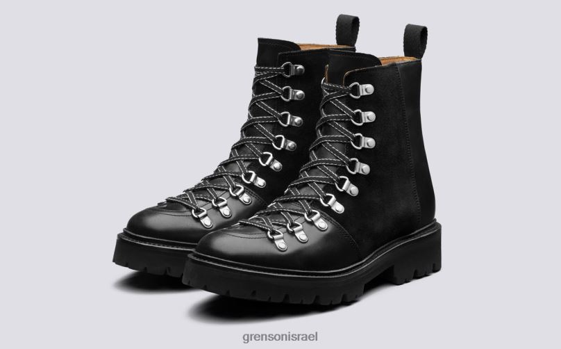 נשים שָׁחוֹר נאנט Grenson J4F4Z275 מגפיים