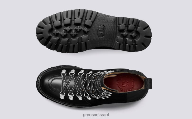 נשים שָׁחוֹר נאנט Grenson J4F4Z275 מגפיים
