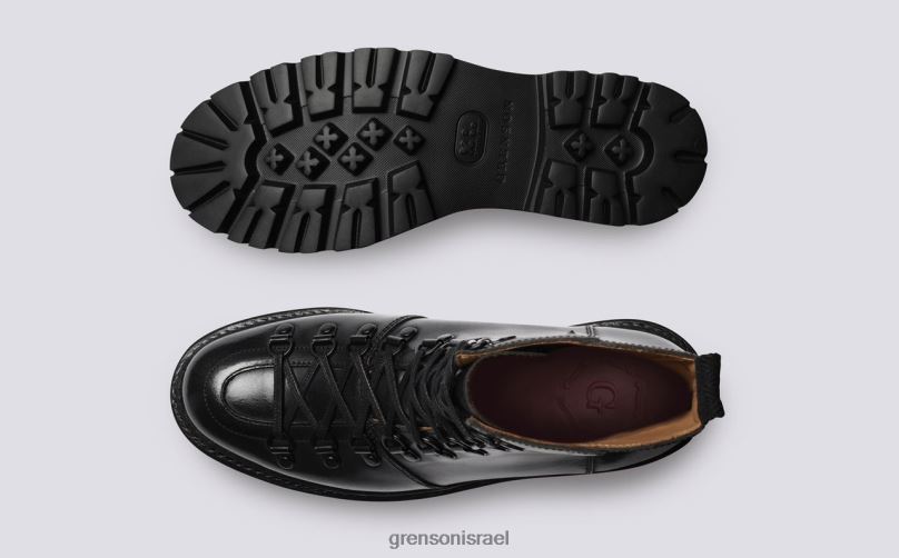 נשים שָׁחוֹר נאנט Grenson J4F4Z280 מגפיים