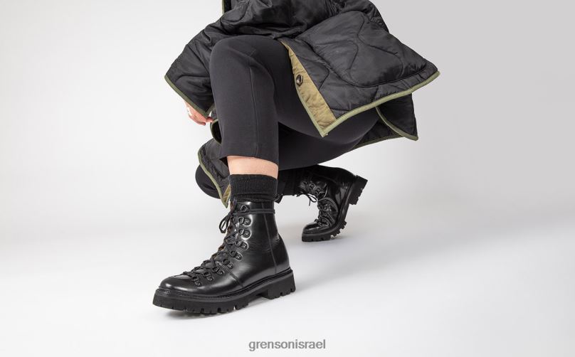 נשים שָׁחוֹר נאנט Grenson J4F4Z280 מגפיים