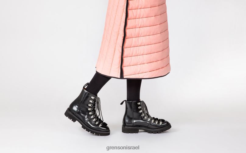 נשים שָׁחוֹר נאנט Grenson J4F4Z283 מגפיים