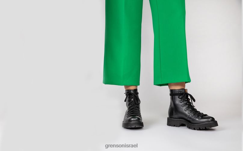 נשים שָׁחוֹר נאנט Grenson J4F4Z284 מגפיים