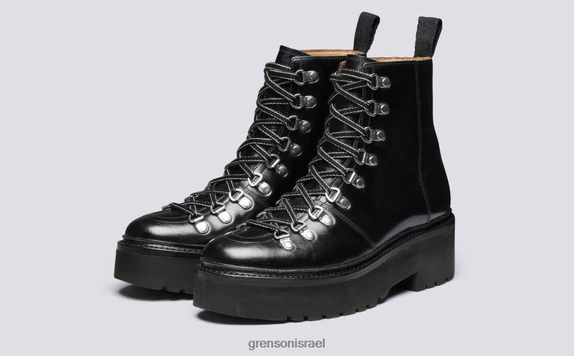 נשים שָׁחוֹר נאנט Grenson J4F4Z285 מגפיים