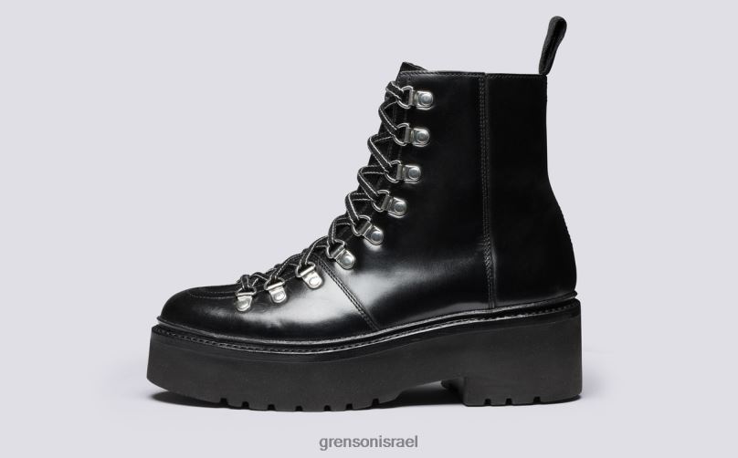 נשים שָׁחוֹר נאנט Grenson J4F4Z285 מגפיים
