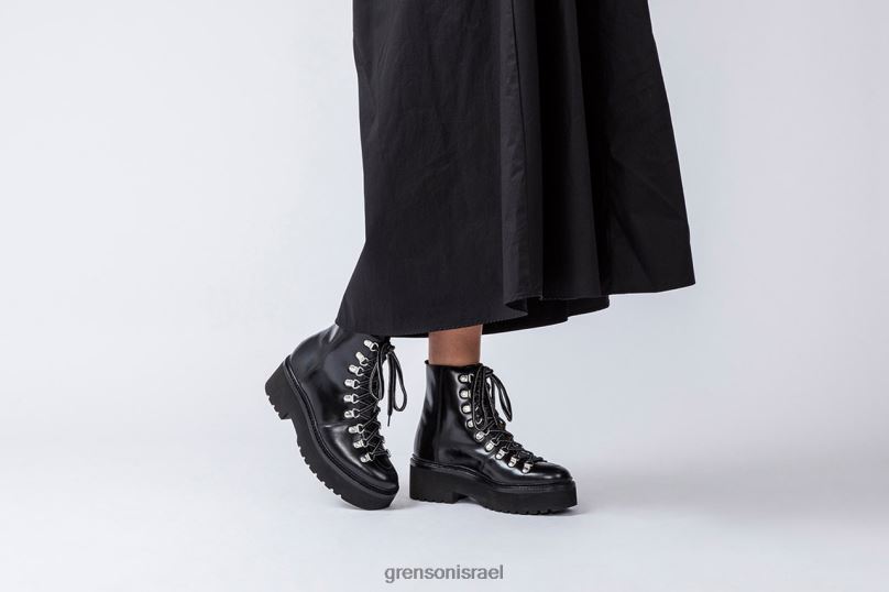 נשים שָׁחוֹר נאנט Grenson J4F4Z285 מגפיים
