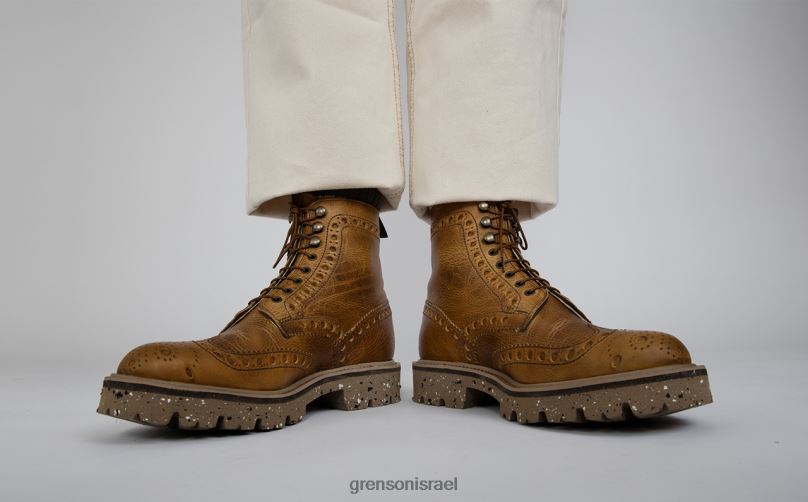 גברים חום פרד Grenson J4F4Z28 מגפיים