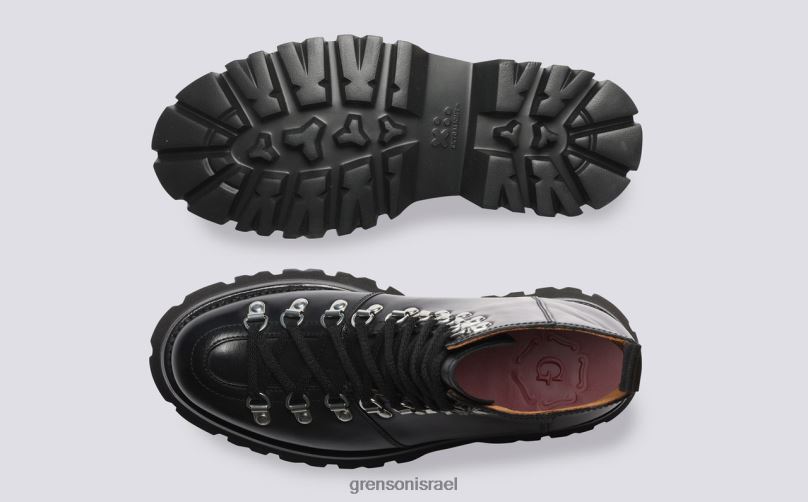 נשים שָׁחוֹר נאנט Grenson J4F4Z290 מגפיים