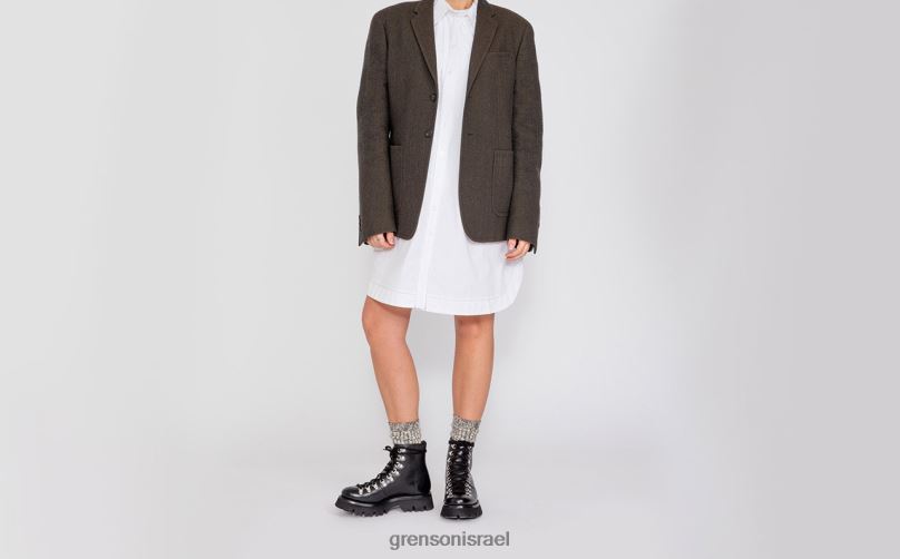 נשים שָׁחוֹר נאנט Grenson J4F4Z290 מגפיים