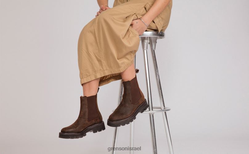 נשים חום מילי Grenson J4F4Z296 מגפיים