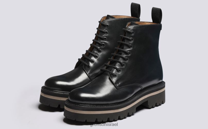 נשים שָׁחוֹר האלי Grenson J4F4Z298 מגפיים