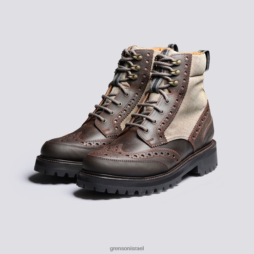 גברים חום פרד טק Grenson J4F4Z29 מגפיים